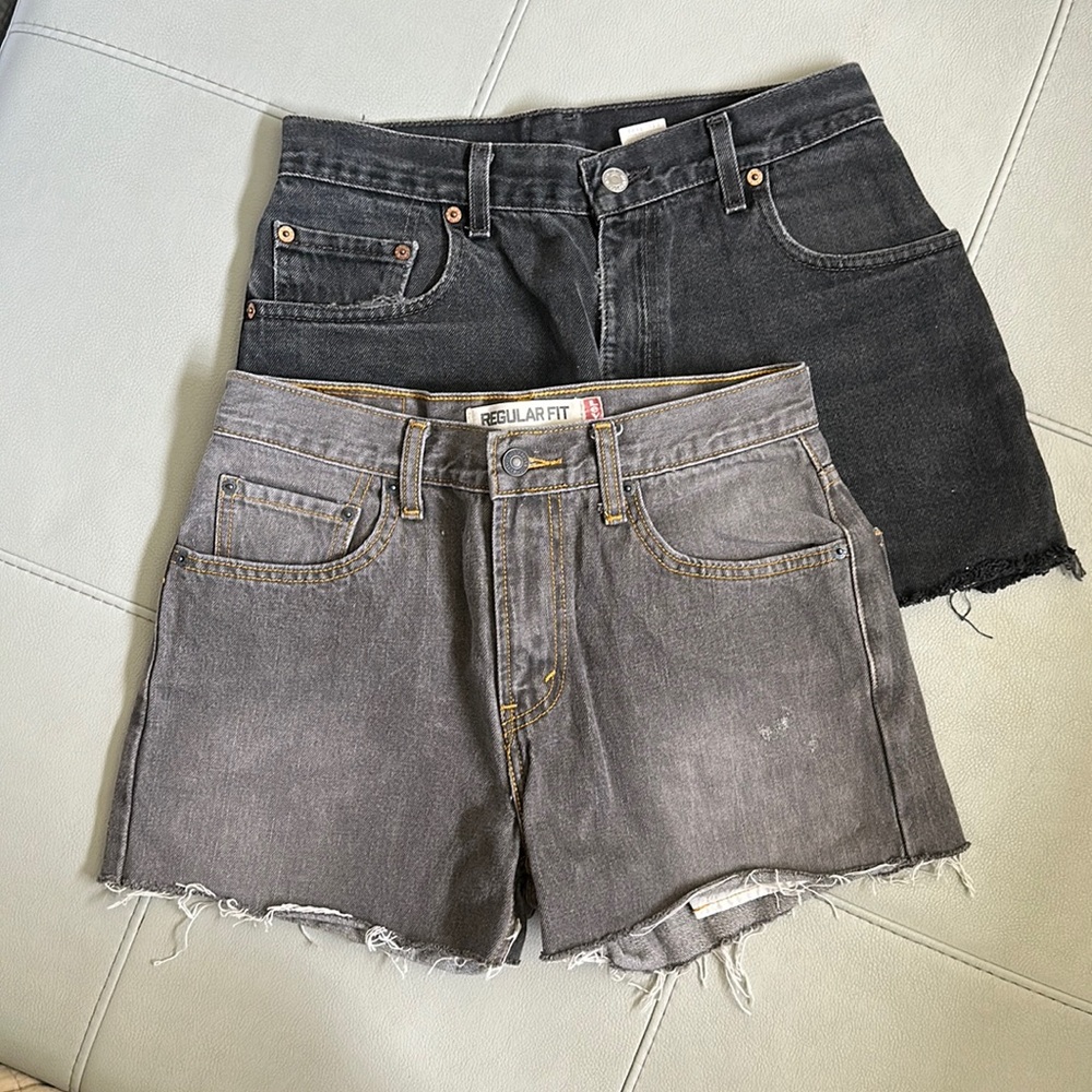 Vintage denim shorts